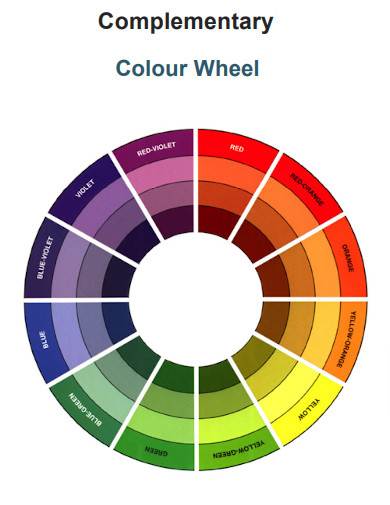 Complementary Colour Wheel