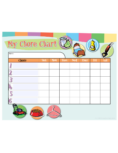 Customizable Chore Chart