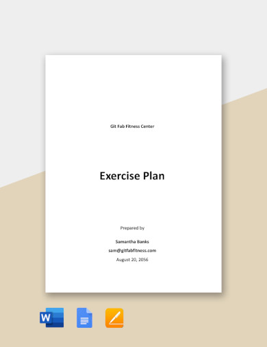 Exercise Plan