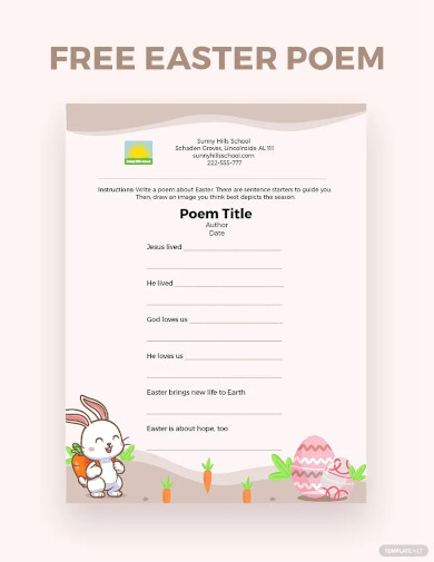 Free Easter Poem