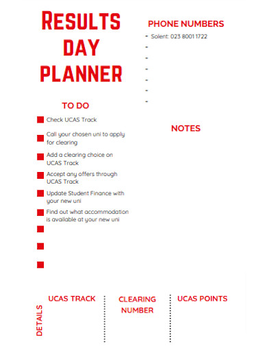 General Daily Planner