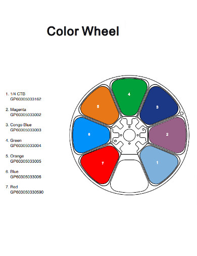 Green Color Wheel