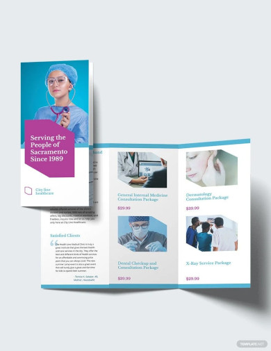 Healthcare Tri Fold Brochure