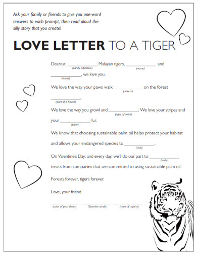 Love Letter to a Tiger