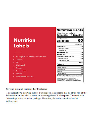 Per Container Nutrition Facts