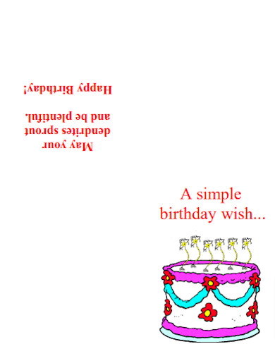 Simple Birthday Wish