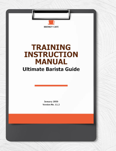 Training Instruction Manual