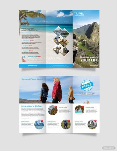 Travel Agency Tri Fold Brochure