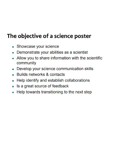 Dynamic Scientific Poster