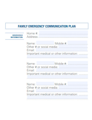 Emergency Communication Plan