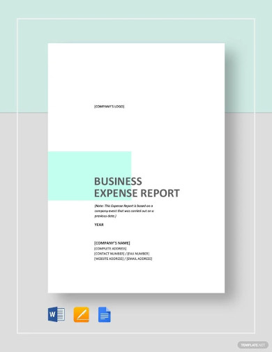 Free Business Expense Report