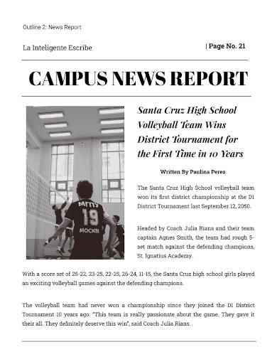 Free News Report For Students