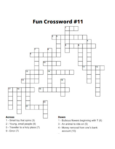 Fun Crossword