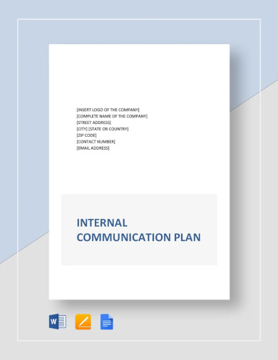 Internal Communication Plan Template