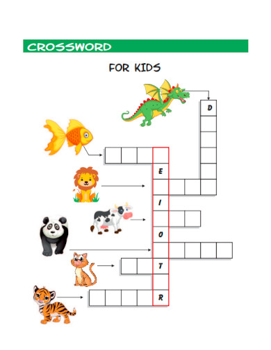 Kids Crossword
