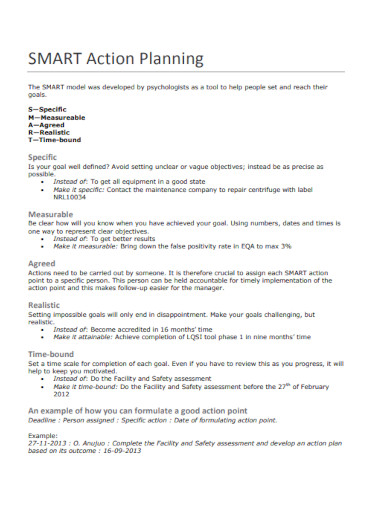 SMART Action Planning1
