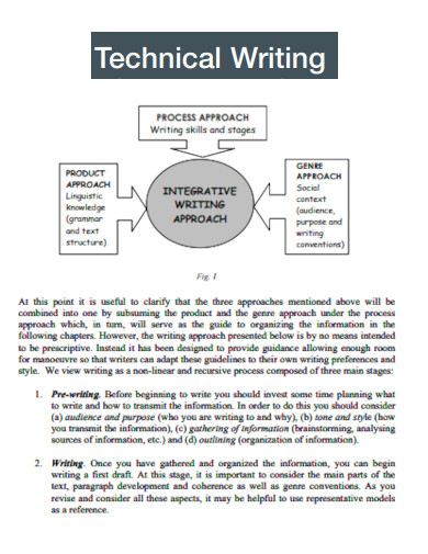 Sample Technical Writing