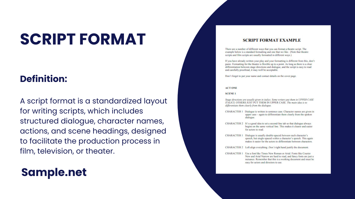 script format