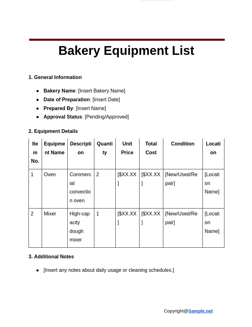 Bakery Equipment List Google Docs 12 03 2024 04 05 PM