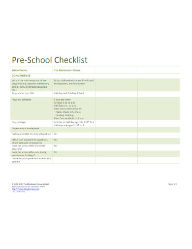 Classroom Cleaning Daycare Checklist