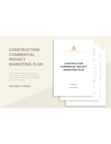 Construction Commercial Project Marketing Plan