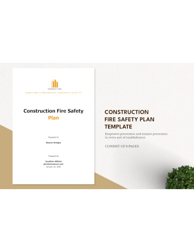 Construction Fire Safety Plan