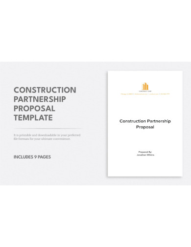Construction Partnership Proposal