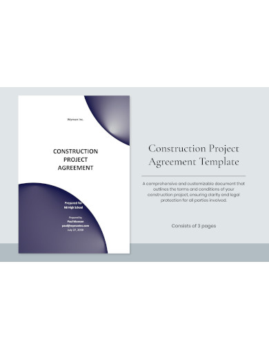 Construction Project Agreement