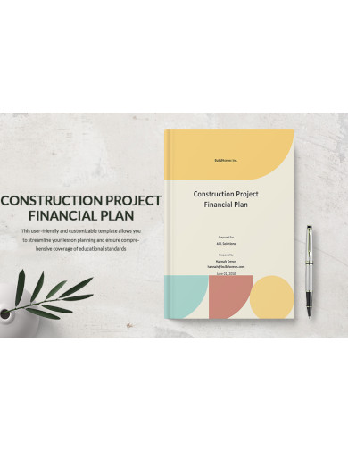 Construction Project Financial Plan