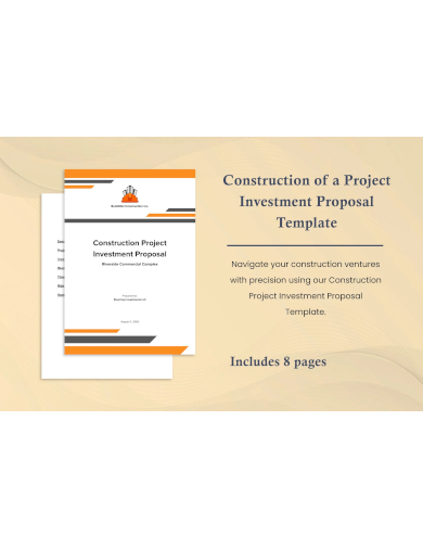 Construction Project Investment Proposal Template
