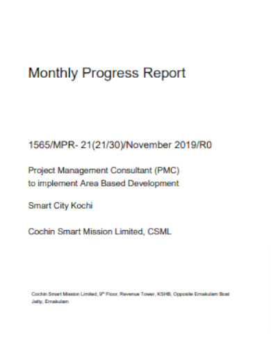 Construction Project Management Progress Report