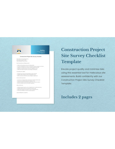Construction Project Site Survey Checklist