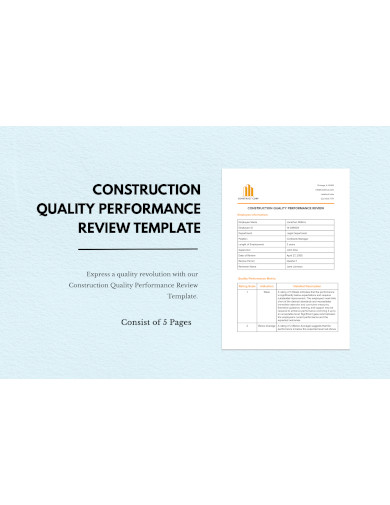 Construction Quality Performance Review