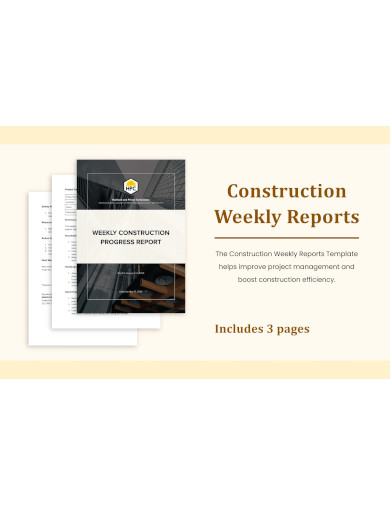 Construction Weekly Reports