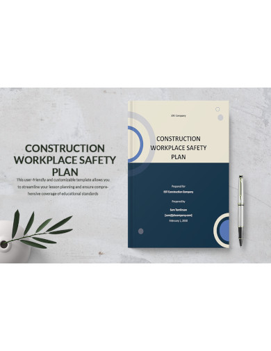 Construction Workplace Safety Plan