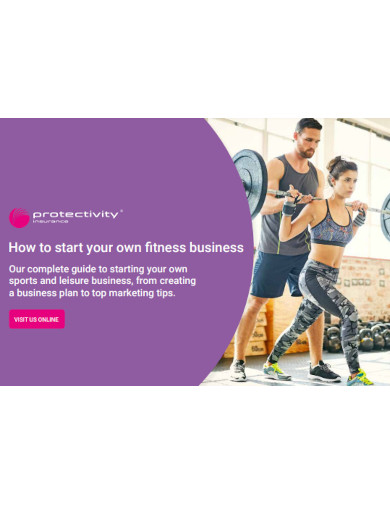 Fitness Studio Personal Training Business Plan