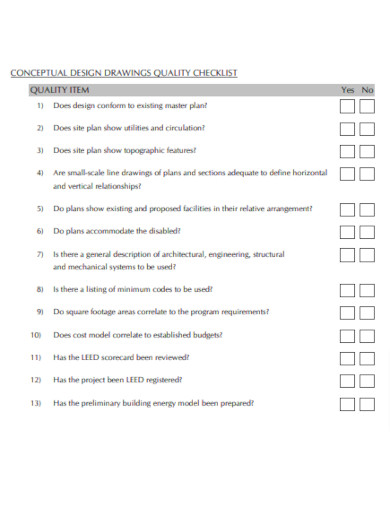 General Construction Quality Control Checklist