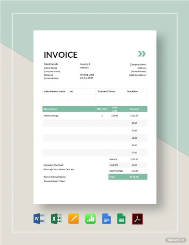 IT Services Invoice