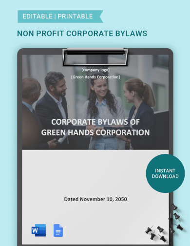 Non Profit Corporate Bylaws