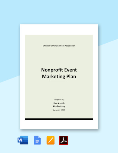 Nonprofit Event Marketing Plan
