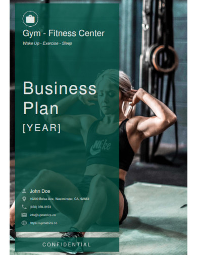 Personal Fitness Center Training Business Plan