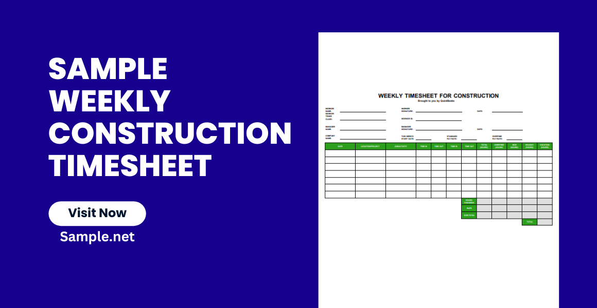 sample weekly construction timesheet
