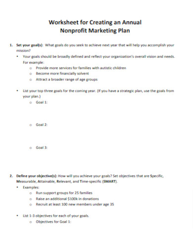 Simple Nonprofit Marketing Plan