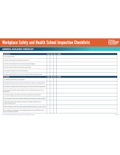 Workplace Construction Safety Checklist