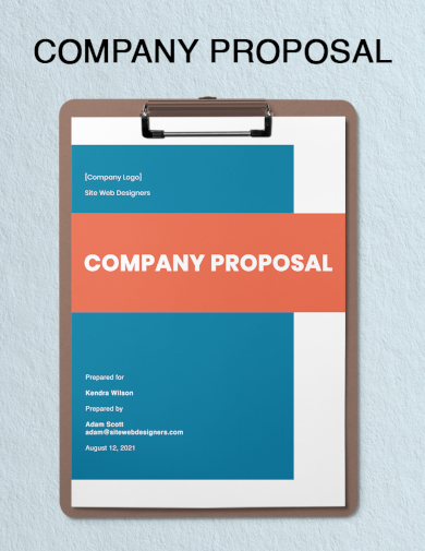 Company Proposal Template