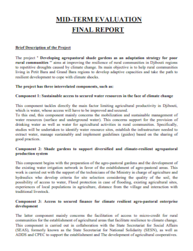 Construction Evaluation Final Report