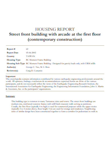 House Building Construction Report