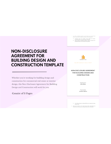 Non Disclosure Agreement for Building Construction