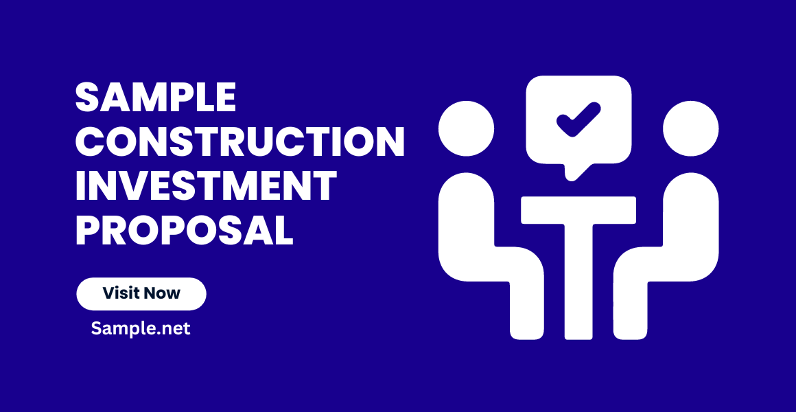 sample construction investment proposal