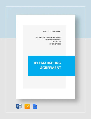 Free Telemarketing Agreement Template